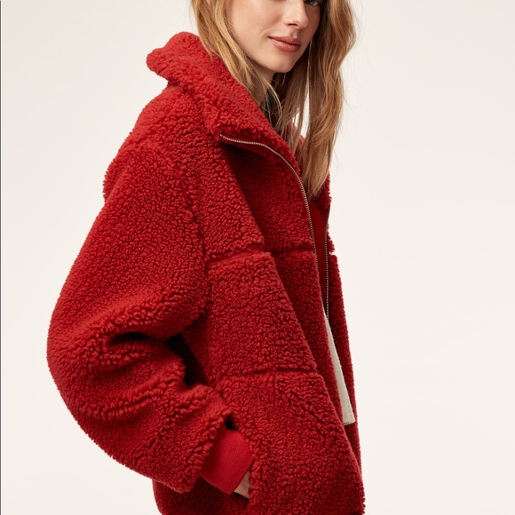 Aritizia Wilfred Free Teddy Jacket - Picture 2 of 5